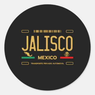 ジャリスコメキシコライセンスプレートエステティックジャリスコ ラウンドシール