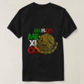 ジャリスコメキシコ国旗のTシャツ Tシャツ (デザイン正面)