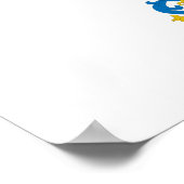 ジャリスコ国旗(紋章) ポスター (角)