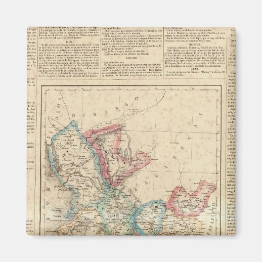 ジャリスコ、メキシコ2 マグネット (正面)