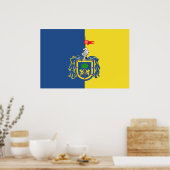 ジャリスコ（ローカル）、メキシコ国旗 ポスター (キッチン)