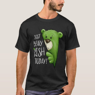 ジャリーアイリッシュトゥデイグリーンベアクールSt patricks Tシャツ