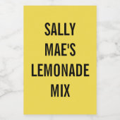 ジャルカスタムグラス フードラベル (シングルラベル)