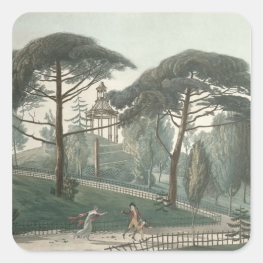 ジャルダンの迷路やベルヴェデーレ スクエアシール (正面)