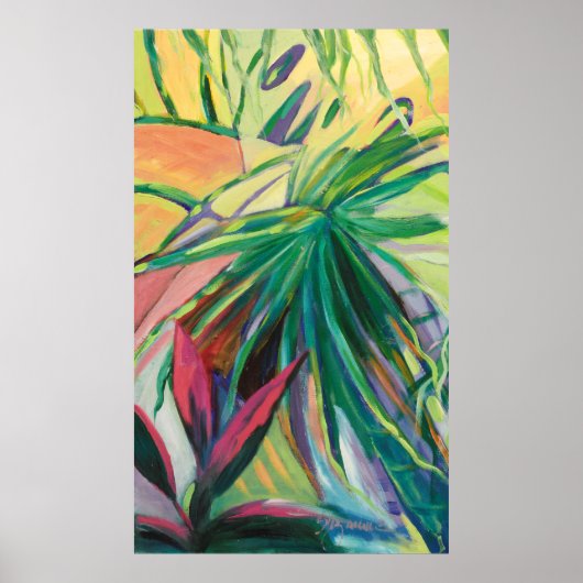 ジャルダンアブストラクトI ポスター (正面)