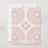 ジャルダンダラステーショナリー – サンゴ 招待状 (裏面)