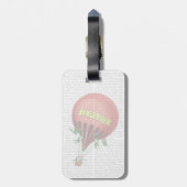 ジャルダンデチュイルリーホットエアバルーン ラゲッジタグ (裏面縦)