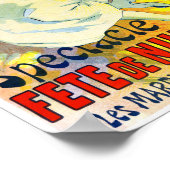 ジャルダンデパリフランスヴィンテージのポスター復元 ポスター (角)