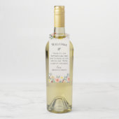 ジャルダンデフルーアウェルカムボトルハンガーラベル ボトルネックタグ (ボトル)