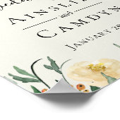 ジャルダンフルーア結婚ズウェルカム ポスター (角)