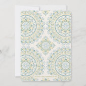 ジャルダンマンダラ結婚式招待状-ライム 招待状 (裏面)