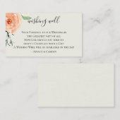 ジャルダン結婚ドフルーアズウィングウェル エンクロージャーカード (正面/裏面)