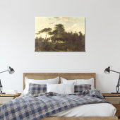 ジャルダン・デ・プランテスのレバノン杉 キャンバスプリント (インサイチュ (寝室))