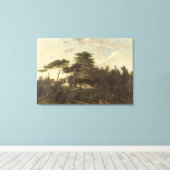 ジャルダン・デ・プランテスのレバノン杉 キャンバスプリント (インサイチュ (ウッドフロア))