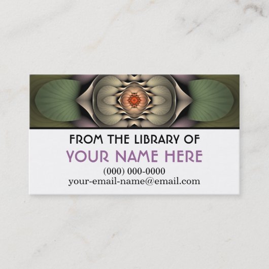 ジャルディネレパーソナライズされたメディアカード 名刺 (正面)