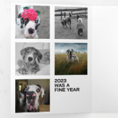 ジャレスリュックブリックフォートスカルト 三つ折りクリスマスカード (内部最初)