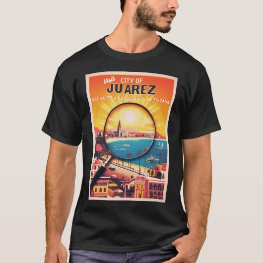ジャレス旅行ポスターを訪れる Tシャツ (正面)