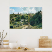 ジャレヒル、ポントワーズ(1867)by Camille Pissarro ポスター (キッチン)