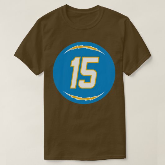 ジャレングイトンNumber 15ジャージーロサンゼルス充電器 Tシャツ (デザイン正面)