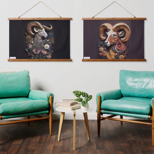 ジャロぶら下がったスのタペストリー 吊り下げ型タペストリー (リビング)