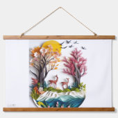 ジャロぶら下がったスのタペストリー 吊り下げ型タペストリー (正面2)