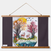 ジャロぶら下がったスのタペストリー 吊り下げ型タペストリー (正面2)