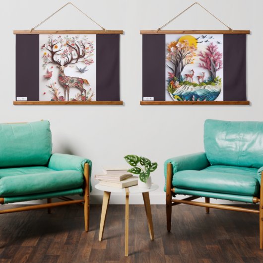 ジャロぶら下がったスのタペストリー 吊り下げ型タペストリー (リビング)