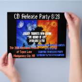 ジャロッドのCDリリースフライヤー チラシ (手)