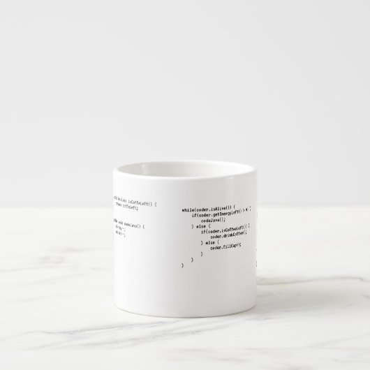 ジャワのコーダーのコーヒー・マグ エスプレッソカップ (正面)