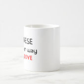 ジャワのラブコーヒーマグ コーヒーマグカップ (中央)