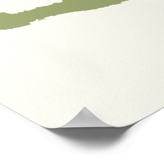 ジャワの地図 ポスター (角)