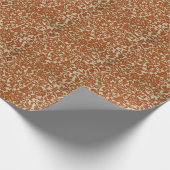 ジャワの花の柄:織り織りテクスチャ。 ラッピングペーパー (角)