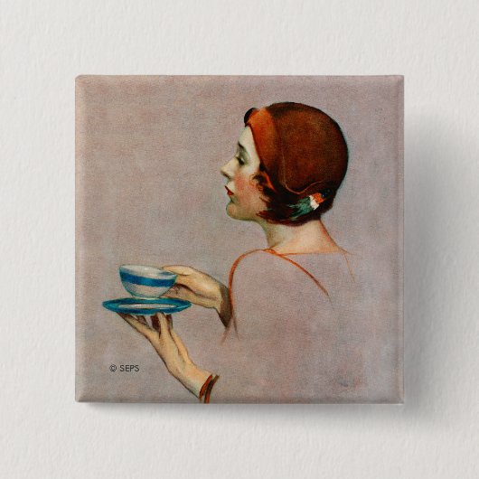 ジャワカップ 缶バッジ (正面)