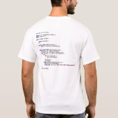 ジャワジャワのワイシャツ Tシャツ (裏面)