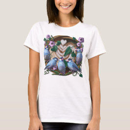 ジャワスズメ、ジャワコーヒー Tシャツ