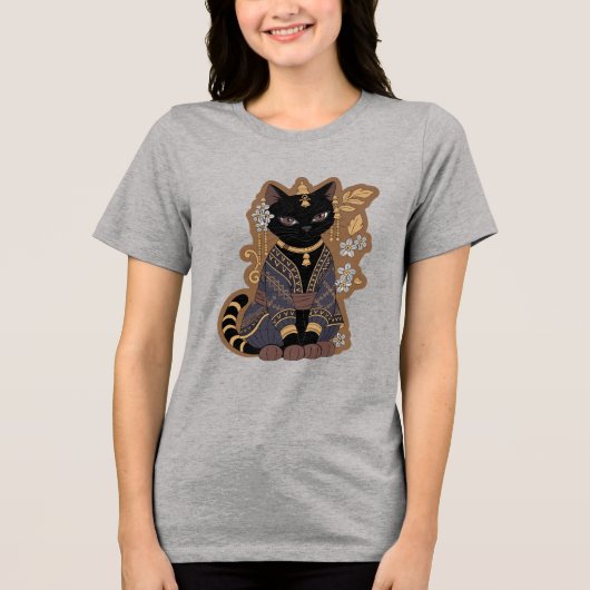 ジャワネコの芸術Tシャツ トライブレンドＴシャツ (正面)
