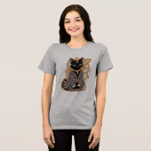 ジャワネコの芸術Tシャツ トライブレンドＴシャツ (正面全面)