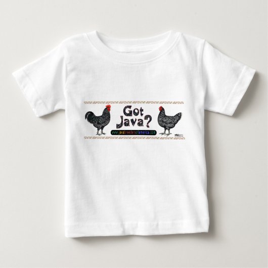 ジャワ得ー? ベビーTシャツ (正面)