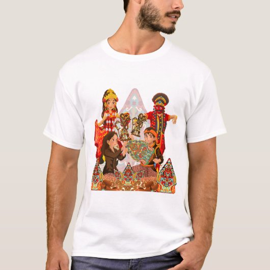 ジャワ文化パフォーマンス Tシャツ (正面)
