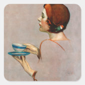 ジャワ杯 スクエアシール (正面)