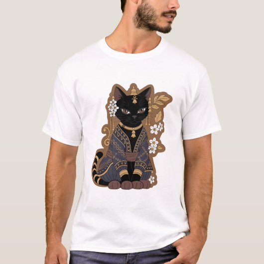 ジャワ猫アートTシャツ Tシャツ (正面)