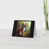 ジャワ猫 カード (正面)