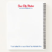 ジャワ頼ーを一杯だけ飲む ノートブック (裏面)