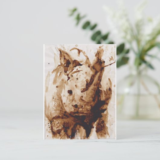 ジャワRhino ポストカード (スタンド正面)