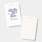 ジャンおもしろいボ象 バッジ (Front & Back)