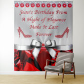 ジャンの特別注文、ルビーの誕生日バックドロップ タペストリー (インサイチュ)