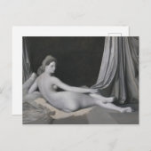 ジャンオーガストドミニクインゲレス | Odalisque in Grisa ポストカード (正面/裏面)