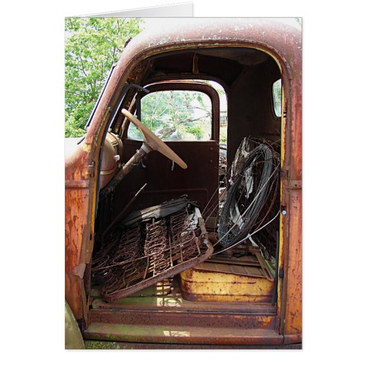 ジャンクとドア恋しく思でいっぱいのトラック (正面)