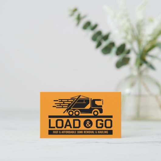 ジャンクの取り外しと運搬 名刺 (スタンド正面)