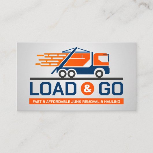 ジャンクの取り外しと運搬 名刺 (正面)